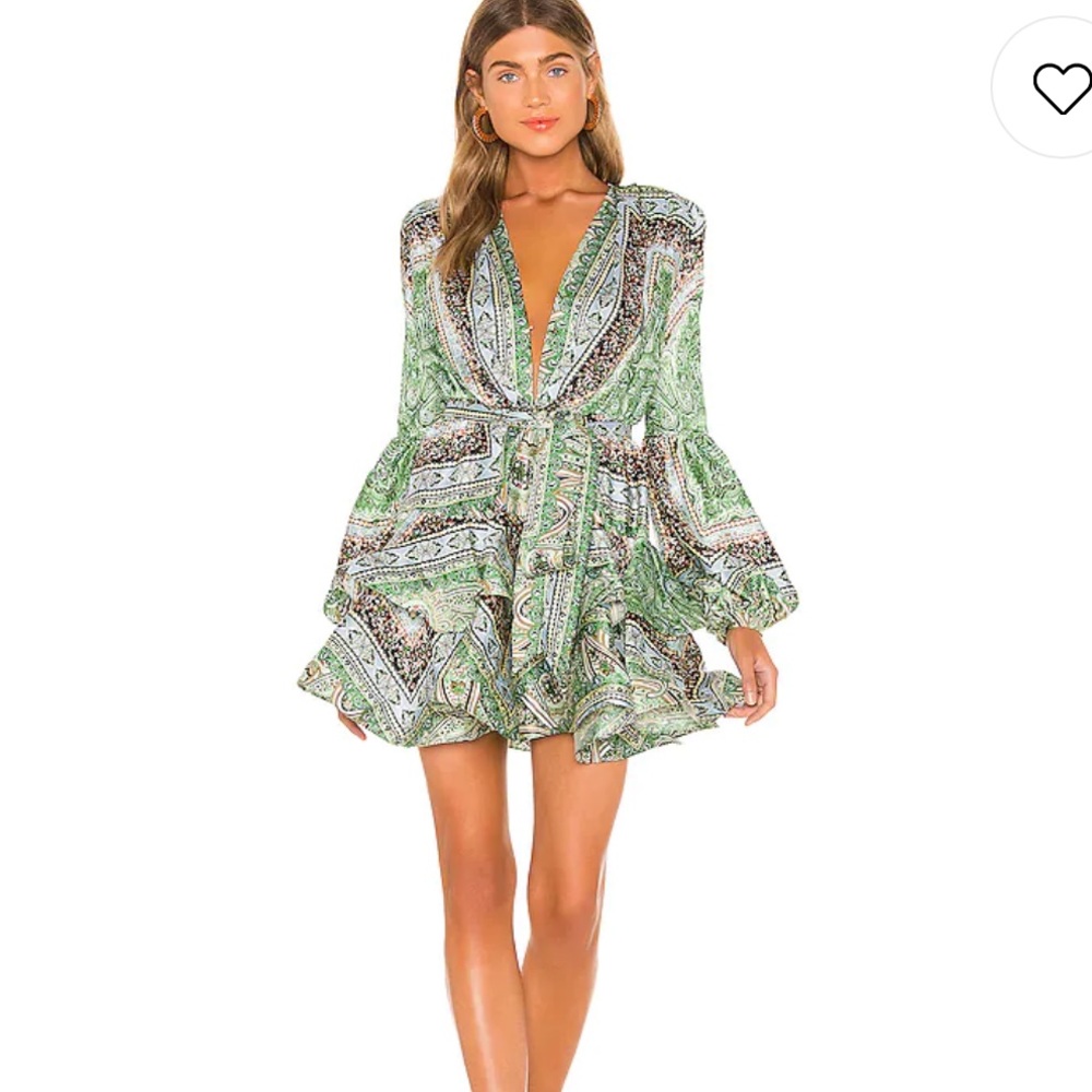 Bronx and Banco Bedouin Green Mini Dress XS